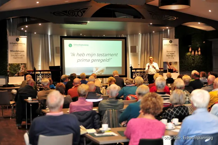 Gratis lezing over het testament en levenstestament in Warnsveld
