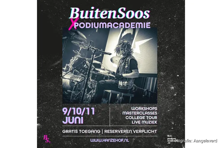 Drie dagen lang gratis masterclasses, workshops en volop live muziek