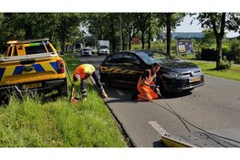 Flinke schade bij aanrijding op kruising Heetkamp en Uddelerweg in Elspeet