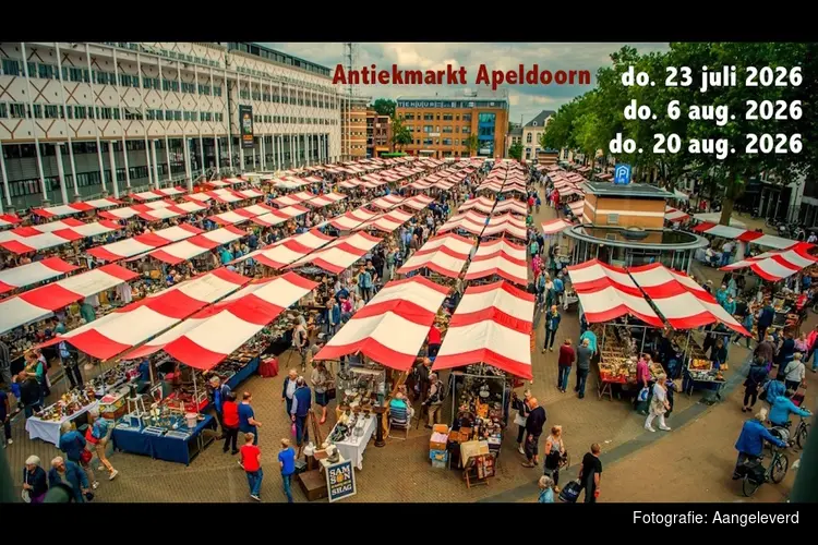 Nederlandse Grootste Curiosa-, Antiek- en Brocantemarkt Marktplein Apeldoorn!